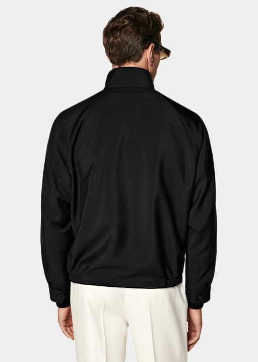 Black Bomber Jacket