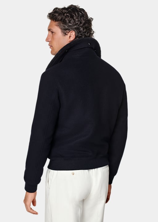Navy Bomber Jacket