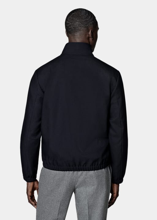 Navy Bomber Jacket