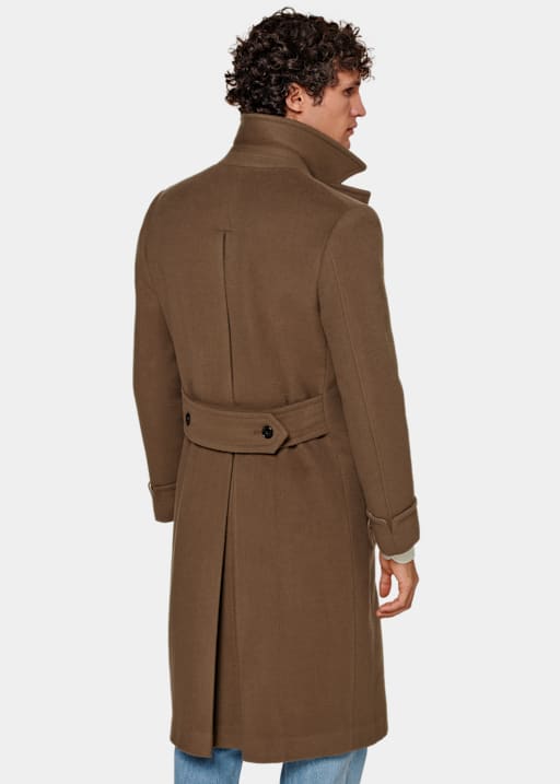 Mid Brown Polo Coat