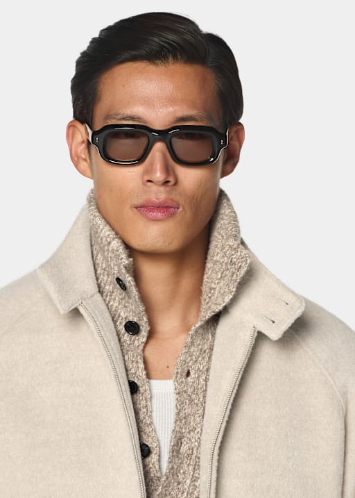 Light Taupe Raglan Bomber Jacket