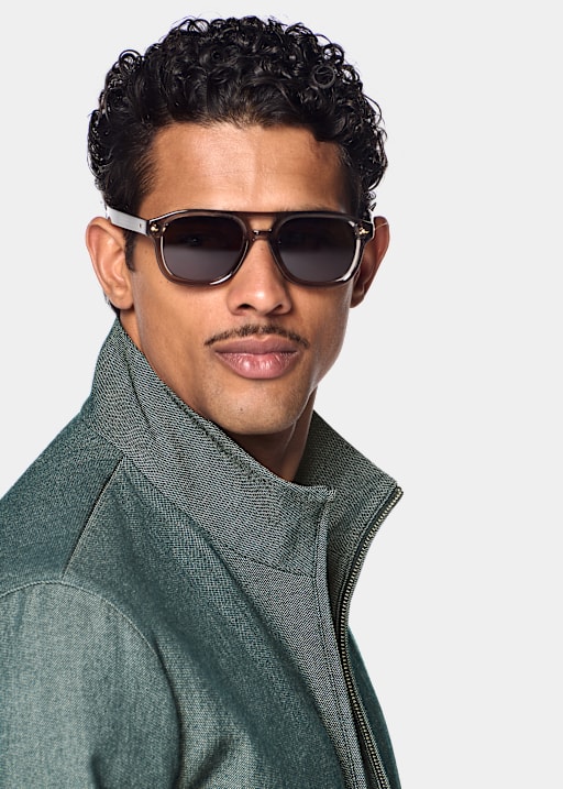 Mid Blue Bomber Jacket