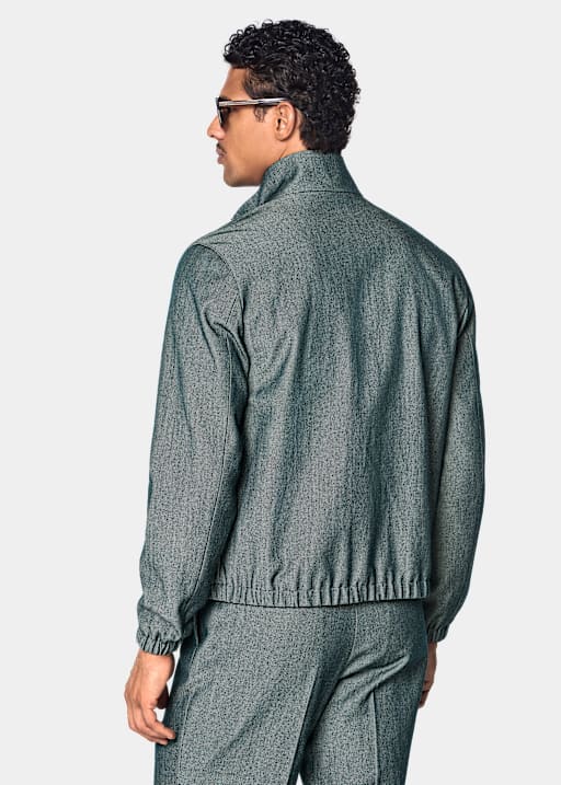 Mid Blue Bomber Jacket