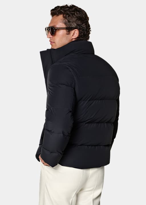Navy Puffer Jacket