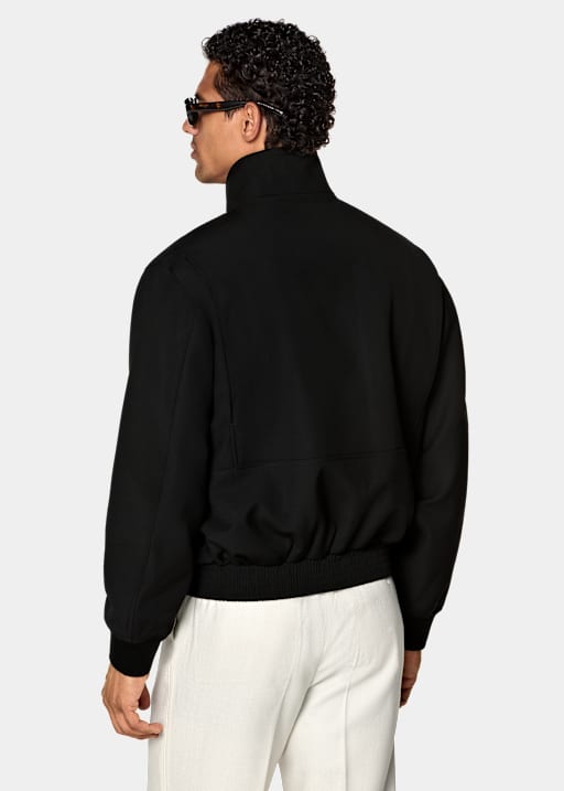 Black Bomber Jacket