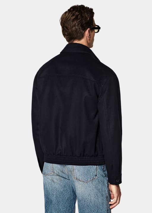 Navy Bomber Jacket