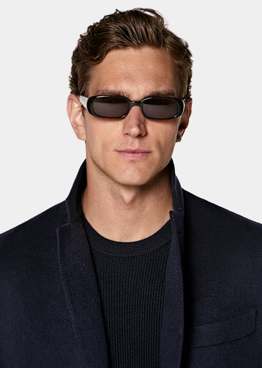 Navy Overcoat