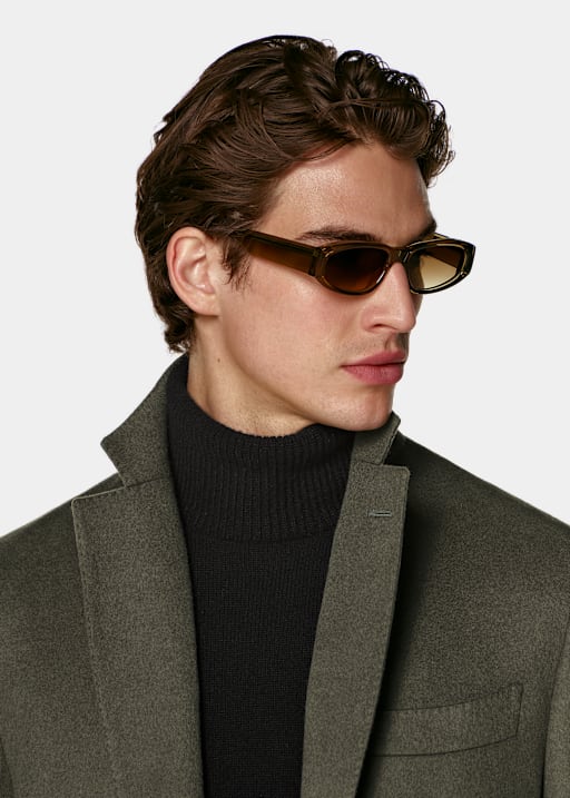 Mid Green Overcoat