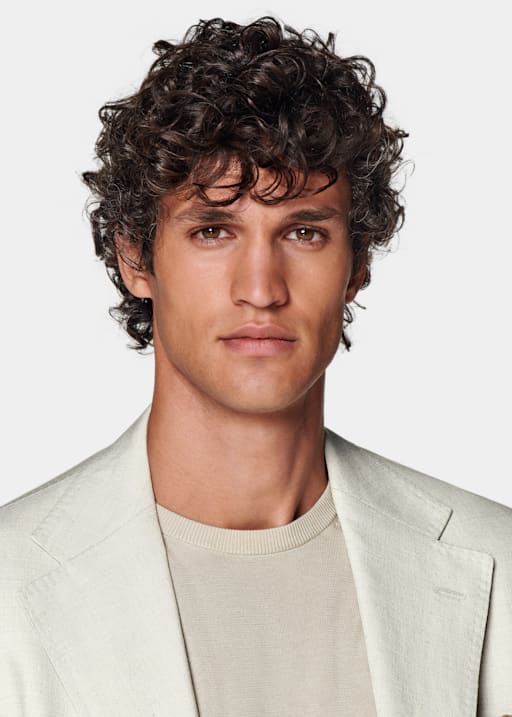 Roma 砂砾色慵懒身型西装外套