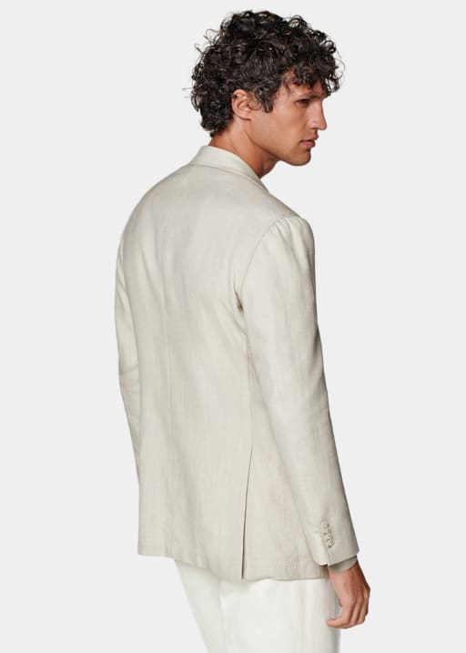 Roma 砂砾色慵懒身型西装外套