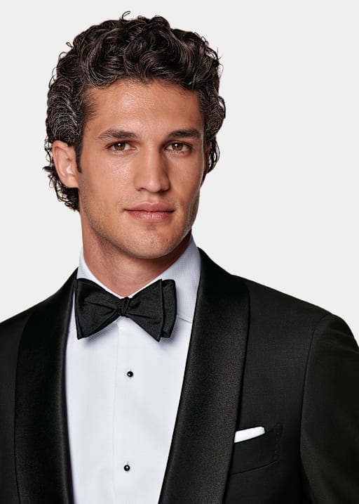 Black Tailored Fit Havana Dinner Jacket