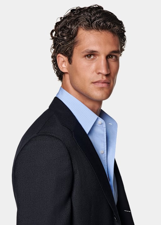 Navy Tailored Fit Havana Blazer