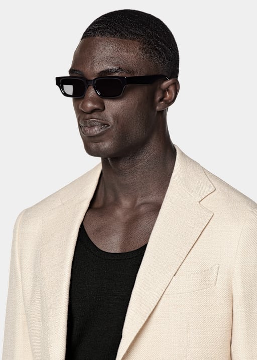 Sand Tailored Fit Havana Blazer