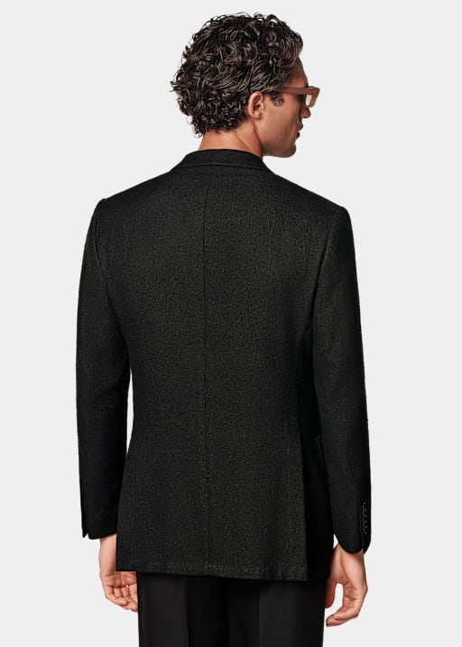 Black Tailored Fit Milano Blazer