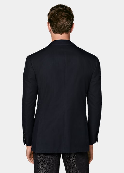 Navy Relaxed Fit Roma Suit Jacket