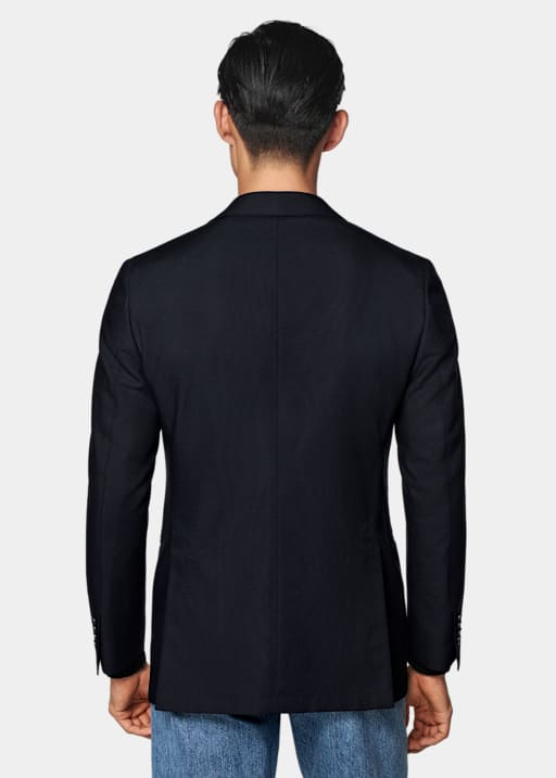 Navy Tailored Fit Havana Suit Jacket