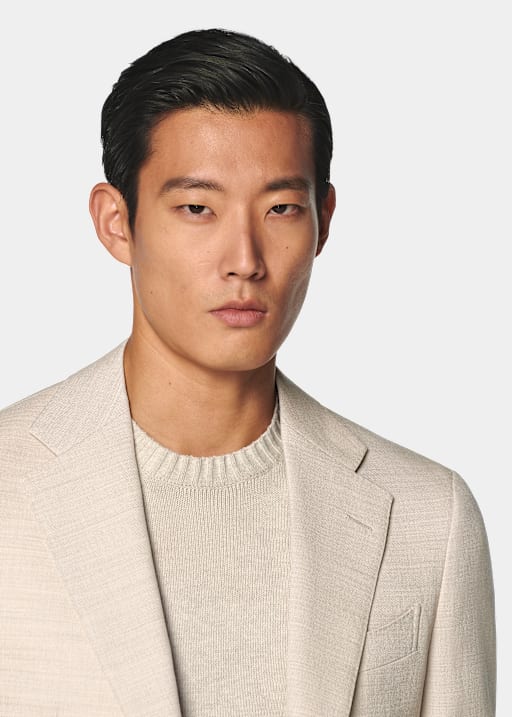 Sand Tailored Fit Havana Suit Jacket