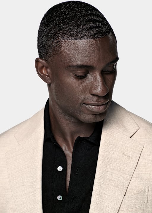 Havana Anzugsakko sand Tailored Fit