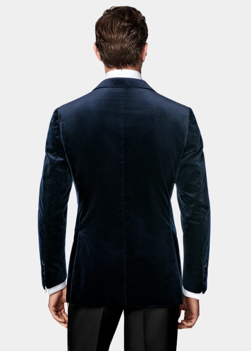 Navy Tailored Fit Havana Dinner Jacket