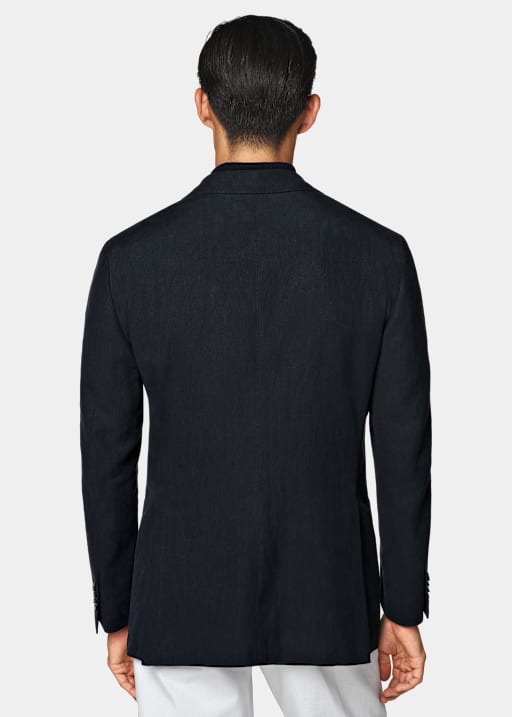 Navy Relaxed Fit Roma Suit Jacket