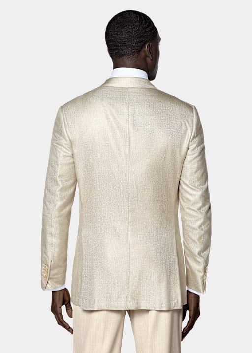 Light Brown Tailored Fit Milano Dinner Jacket