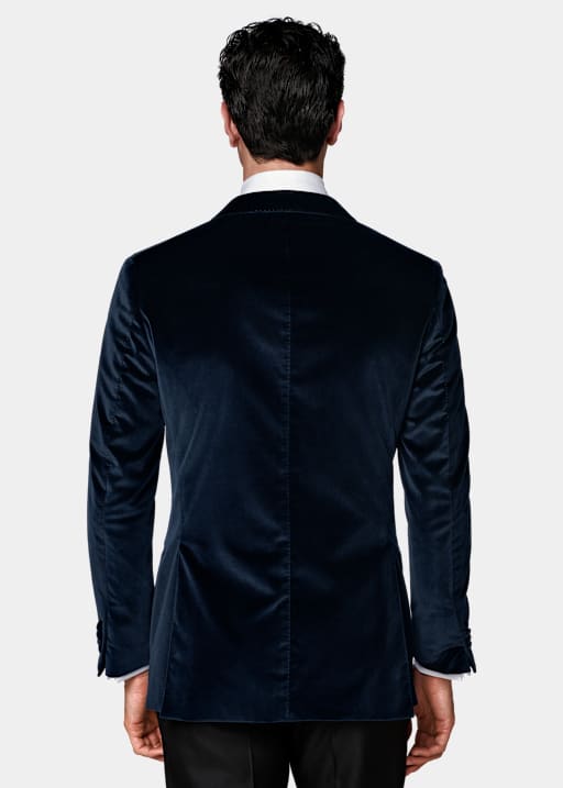 Blazer de esmoquin Havana azul marino corte Tailored