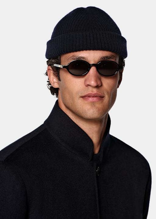 Navy Relaxed Fit Shirt-Jacket