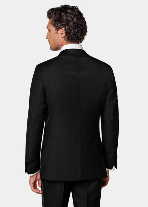 Black Tailored Fit Havana Dinner Jacket