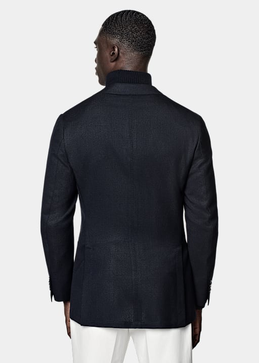 Navy Tailored Fit Havana Blazer