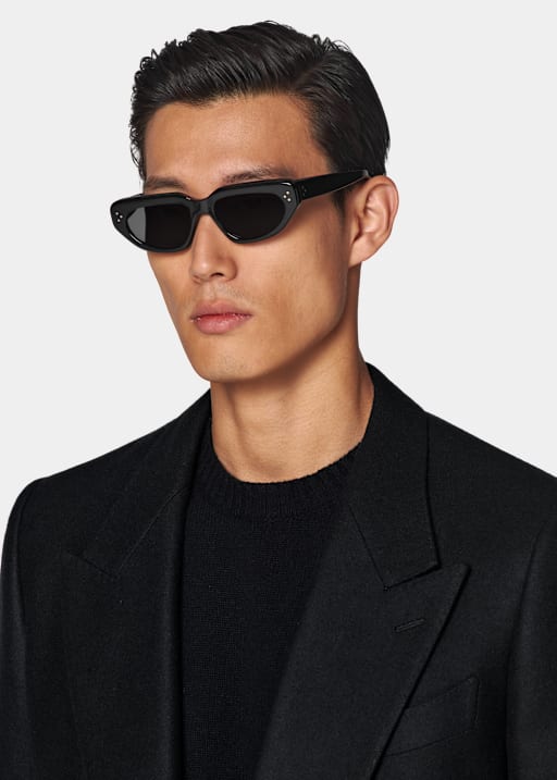 Black Tailored Fit Milano Blazer