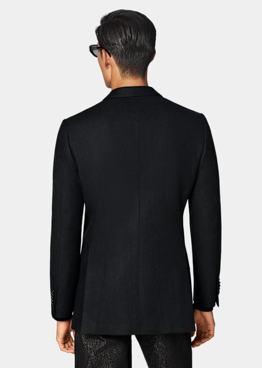 Black Tailored Fit Milano Blazer