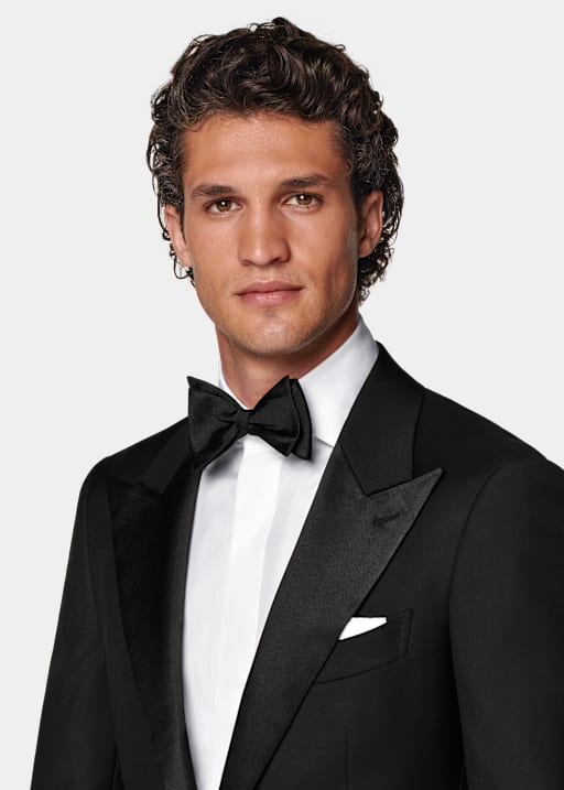 Black Tailored Fit Havana Dinner Jacket