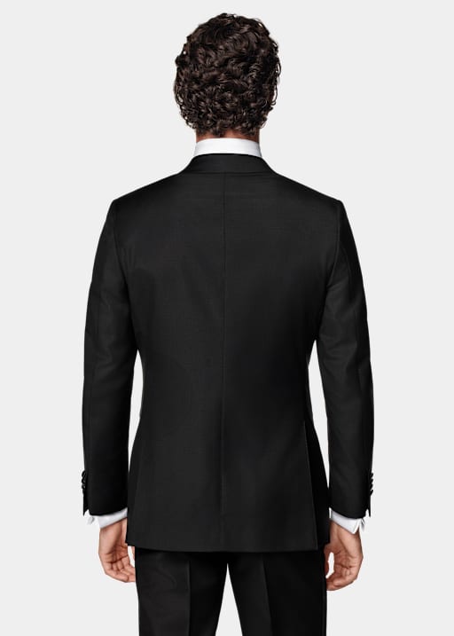 Black Tailored Fit Havana Dinner Jacket