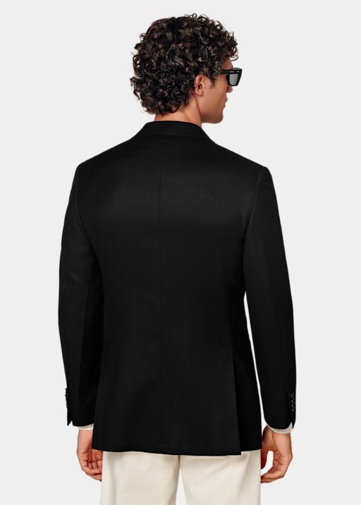 Havana 黑色合体身型西装外套