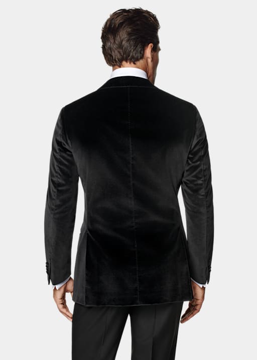 Black Tailored Fit Havana Dinner Jacket