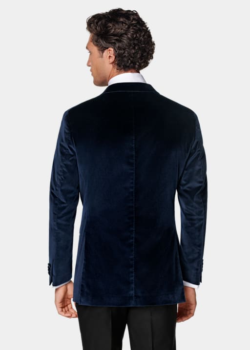 Navy Tailored Fit Havana Dinner Jacket