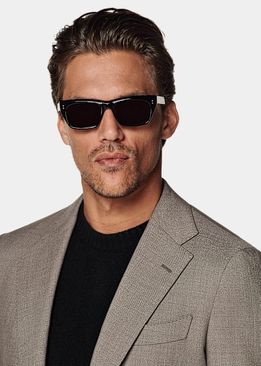 Blazer Havana gris topo corte Tailored Fit