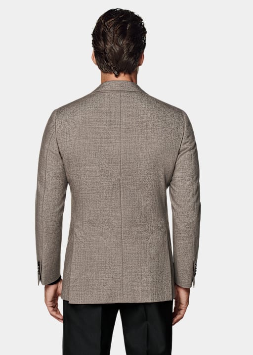 Blazer Havana gris topo corte Tailored Fit