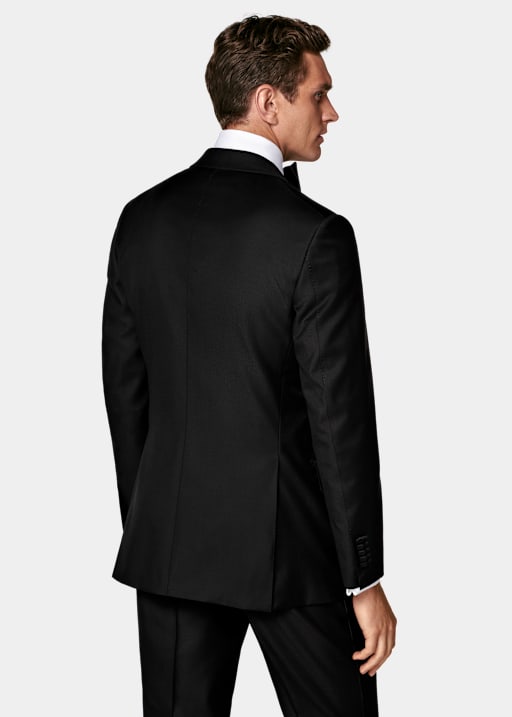 Black Tailored Fit Milano Dinner Jacket