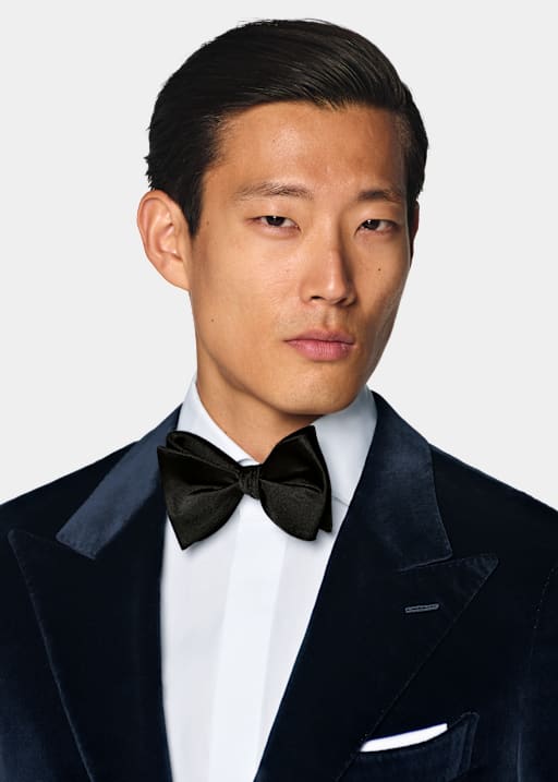 Veste de smoking bleu marine Havana coupe Tailored