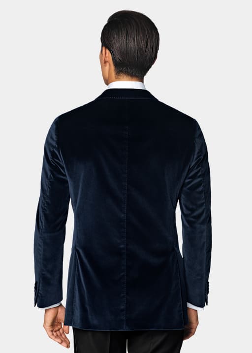 Veste de smoking bleu marine Havana coupe Tailored