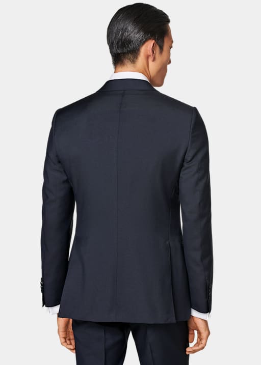 Navy Tailored Fit Lazio Dinner Jacket