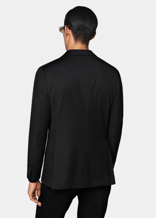 Black Perennial Tailored Fit Havana Suit Jacket