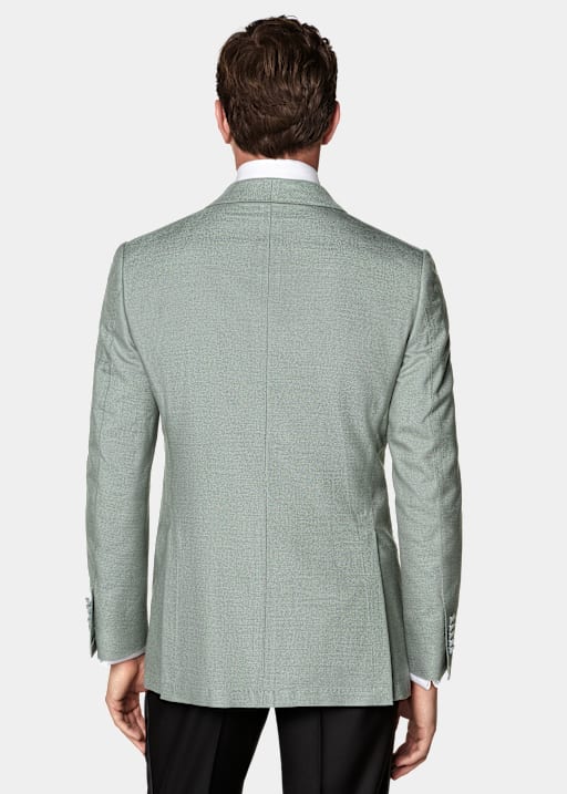 Mid Green Tailored Fit Milano Dinner Jacket