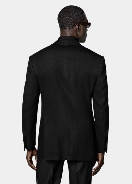 Black Tailored Fit Milano Dinner Jacket