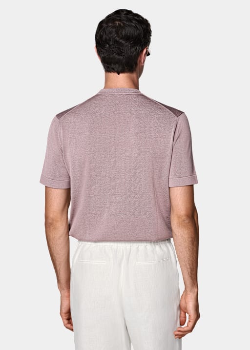 Purple Short Sleeve Crewneck
