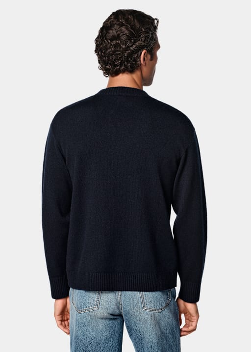 Cardigan bleu marine