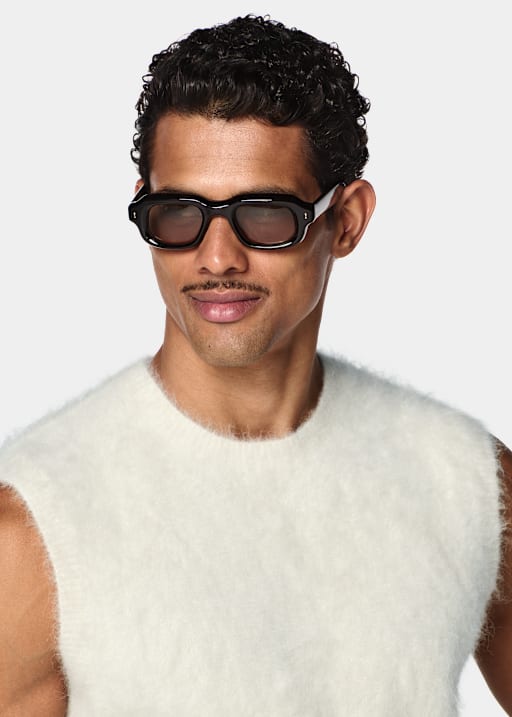 Off-White Shaggy Sleeveless Crewneck