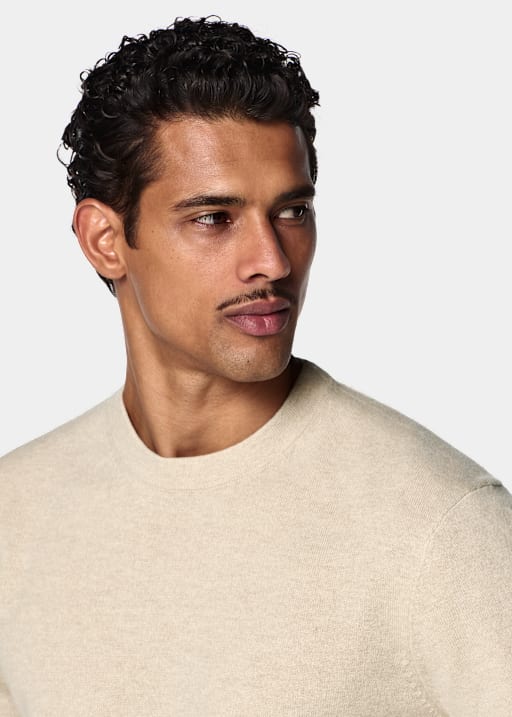 Light Brown Short Sleeve Crewneck