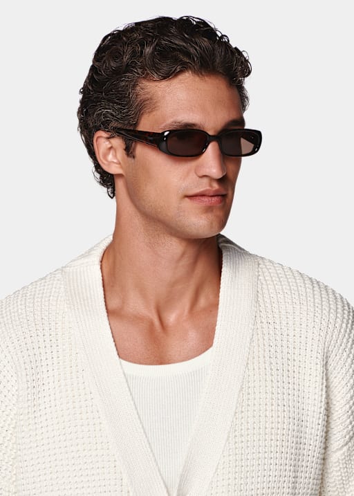 Off-White Crochet Oversized Cardigan